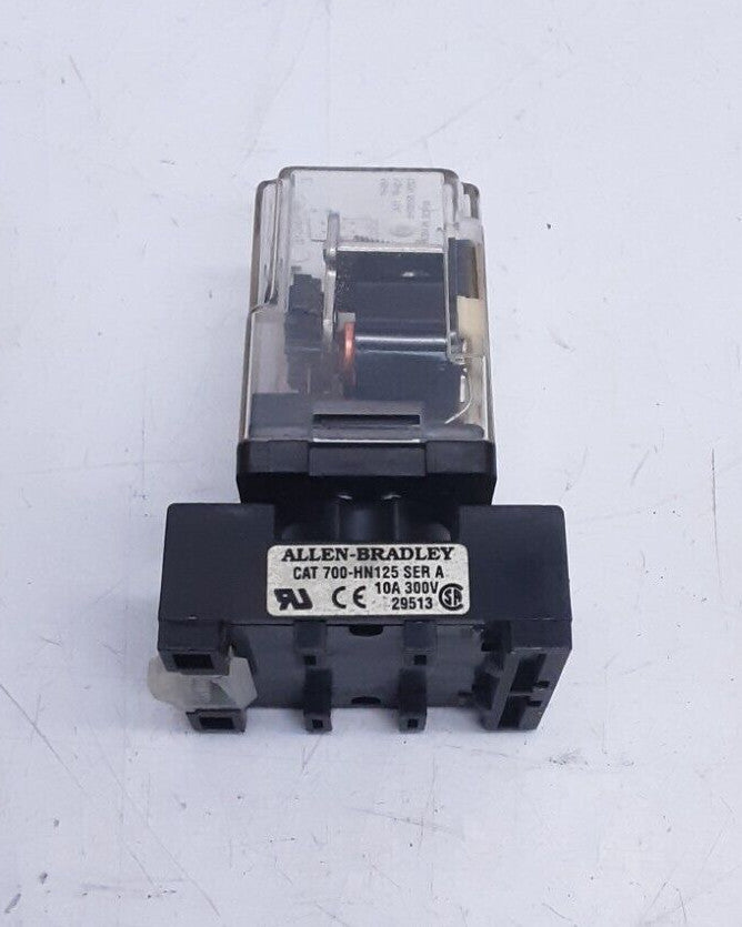 Potter & Brumfield 120V RELAY KRPA-5AG-120 W/ Allen-Bradley 700-HN125 