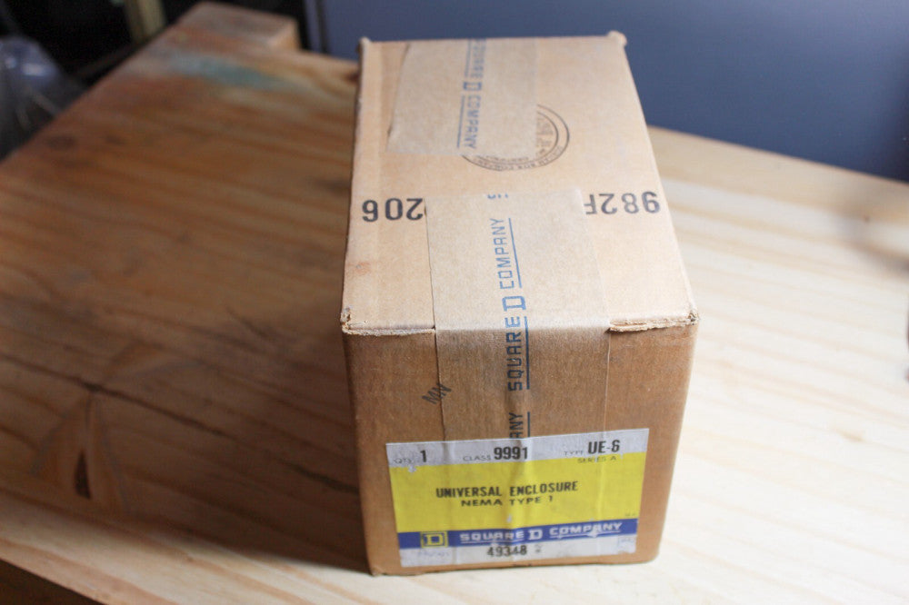 NOS Square D 9991 UE-6 Universal Enclosure NEMA Type 1
