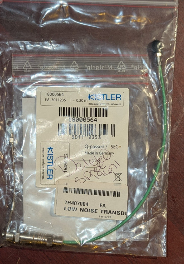 Kistler 1645C0.2 Connection Cable NOS