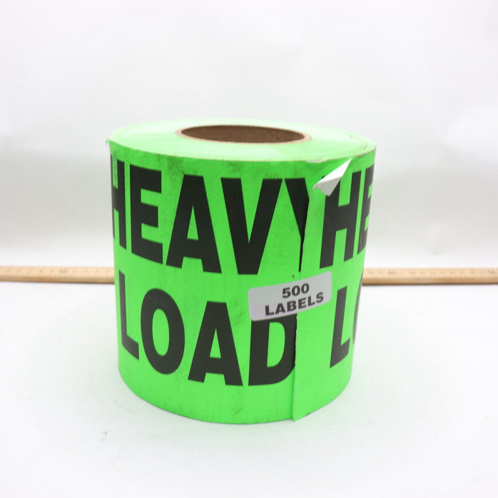 (500-Pk) Heavy Load Sticker Green 137 7-1/2X6"