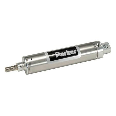 Parker 0.88Psr01.00 Air Cylinder, 7/8 In Bore, 1 In Stroke, Round Body Single