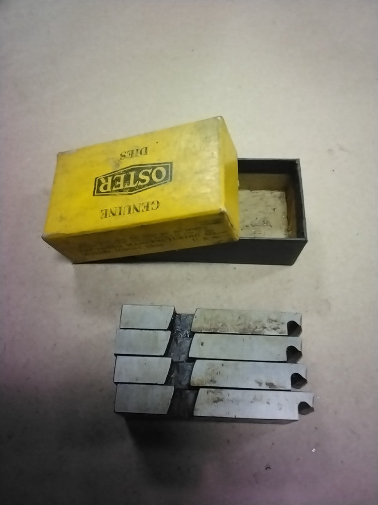 Oster 300 Pipe Tnread Die Set 1/4” & 3/8” #1, 2, 3, 4