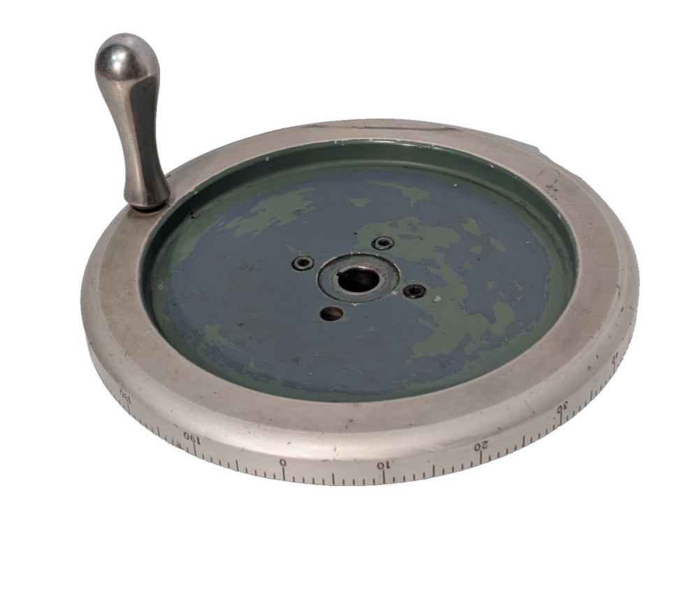 Industrial Hand Crank Handle Graduated Milling Grinder Wheel Component Module