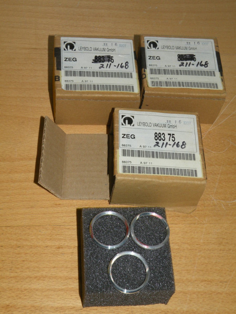 Leybold 211-168 KF 20/25 Ultra Sealing Rings Aluminium Seal (pack of 3)