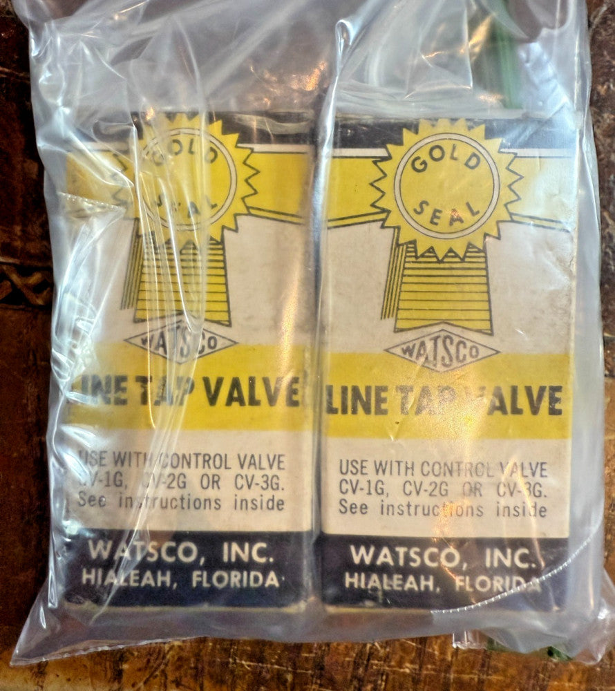 (Lot of 2) WATSCO Line Tap Valve LT-3G 3/16"