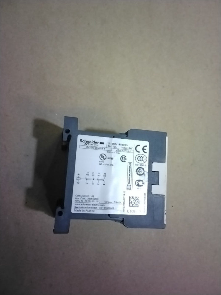 Schneider Electric JIS C8201-5-1 Contactor  Ith : 10A  600V