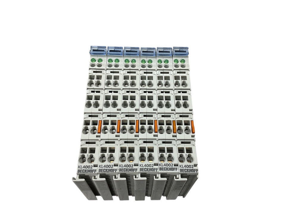 LOTE OF 6 BECKHOFF KL4002 I/O Analog Output Module