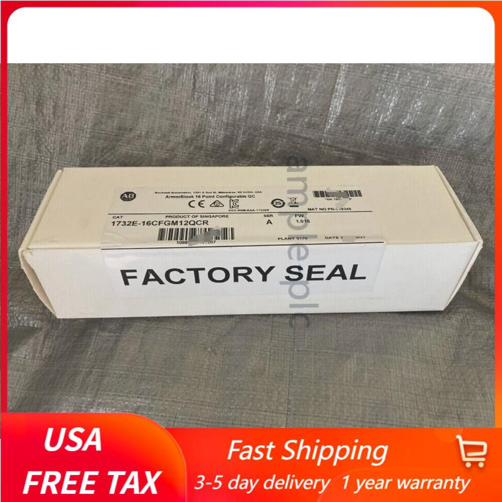 Allen Bradley 1732E-16CFGM12QCR /A ArmorBlock Module *NEW IN BOX* US Free Tax