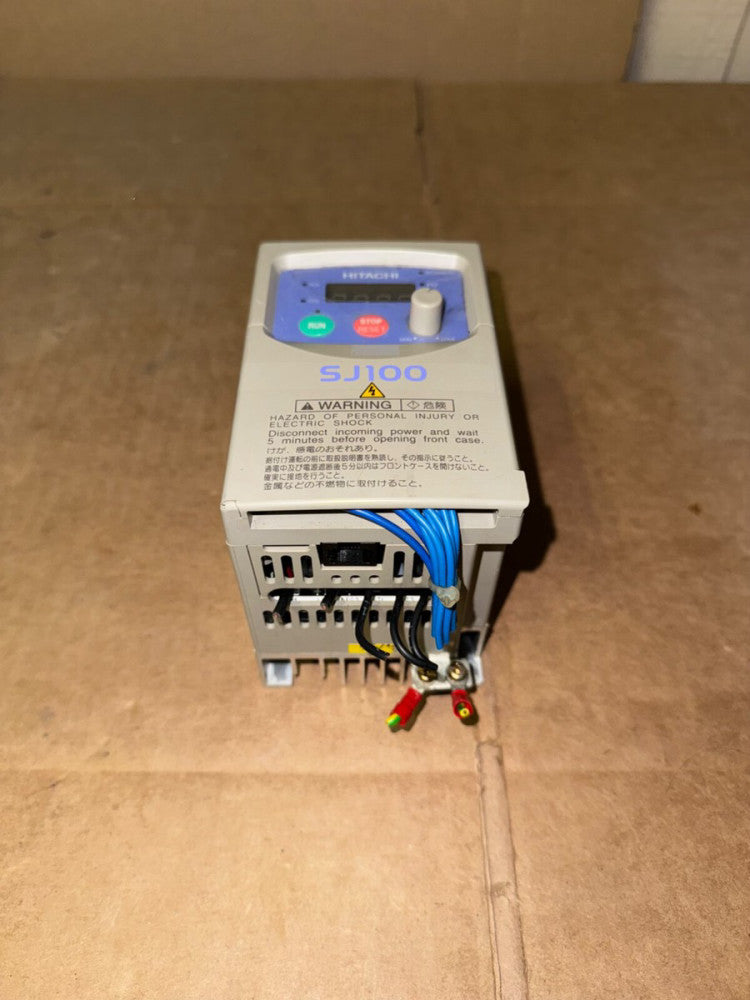 HITACHI SJ100-004NFE VARIABLE DRIVE, 200-240 VAC, 0.5-HP, USED! MAKE OFFER!