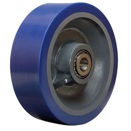 Zoro Select W-1240-Syt-1-1/4 Caster Wheel,Polyurthane,12 In.,6000 Lb.