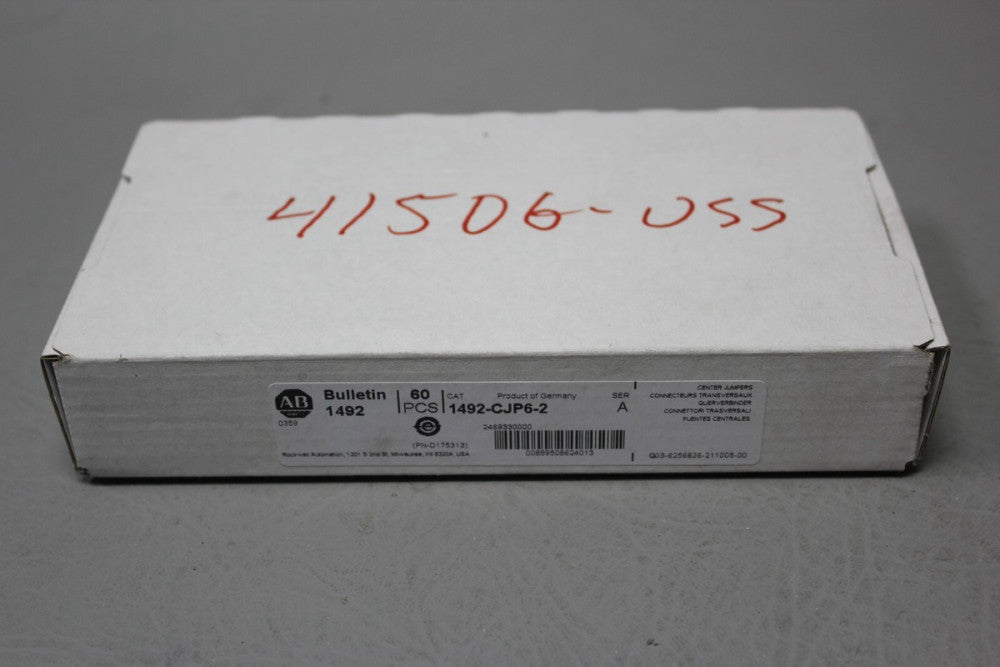 NEW BOX OF 60 ALLEN BRADLEY CENTER JUMPERS 1492-CJP6-2
