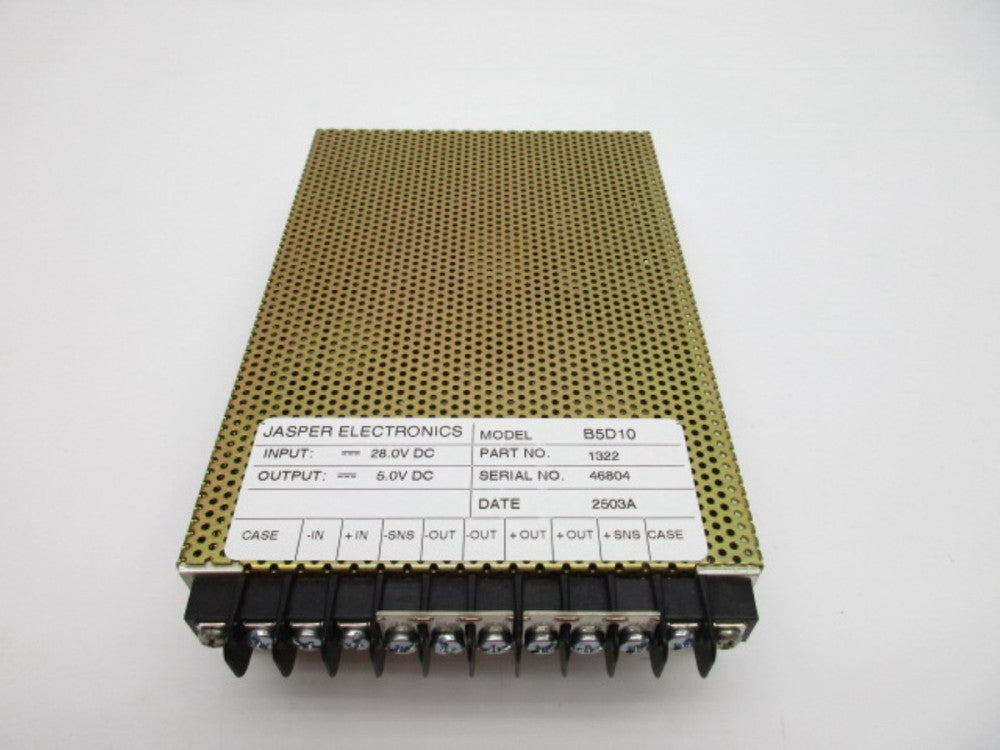 JASPER ELECTRONICS B5D10 1322 NSNP
