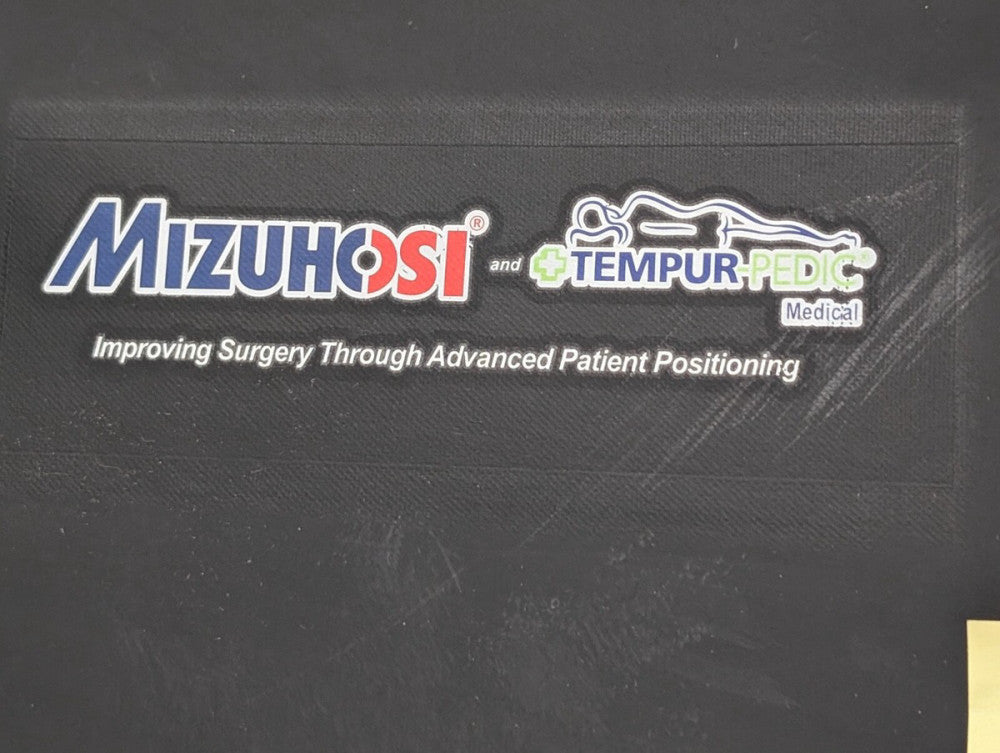 Mizuhosi & Tempur-Pedic Medical Surgery Positioning Pad, Black, 28"x20"x2"