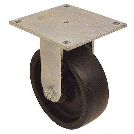 Zoro Select P21r-Pb050r-15 Plate Caster,650 Lb. Load Rating