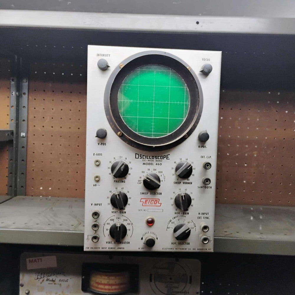 EICO Model 460 Oscilloscope DC Wide Band, Untested