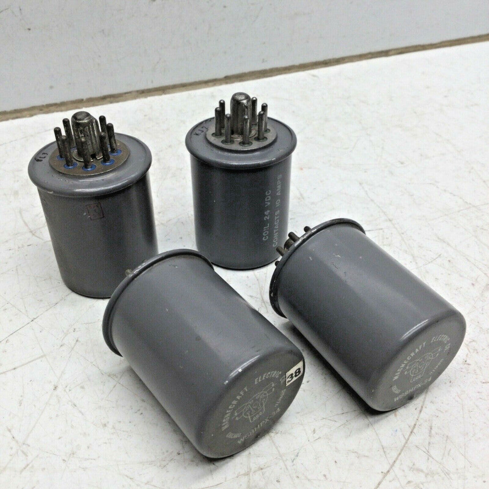 MAGNECRAFT W88HPX-34 Sealed Relay, Coil: 24 VDC, Contacts: 10 AMPS (LOT of 4)