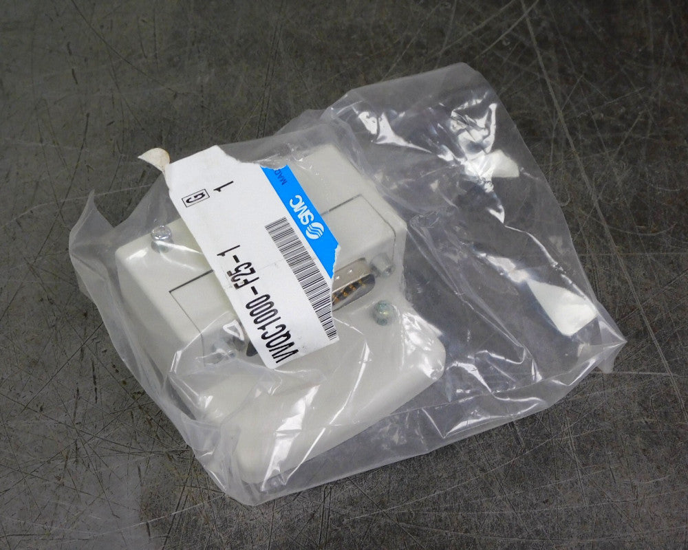 SMC VVQC1000-F25-1 D-Sub Housing Valve Manifold 25 Pin 5 Port