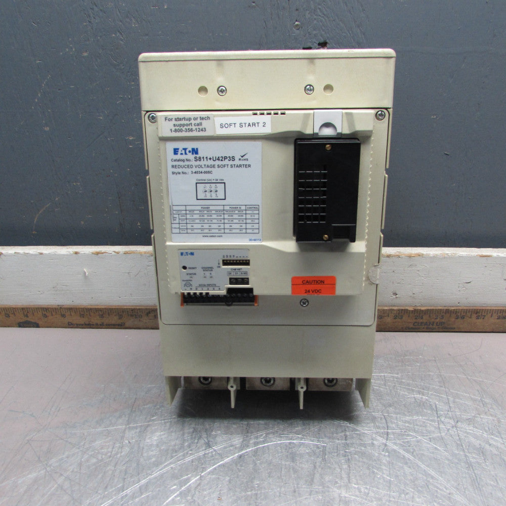 EATON S811+U42P3S, 350 hp SOFT START, 3ph/ 600V/ 420 AMP, TAKEOUT! MAKE OFFER!