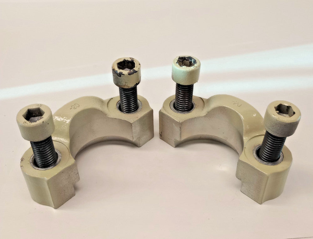 Clamp 20 Used Split Flange Halves 1-1/4-inch (2-halves) 1A-L130 M12-1.75 x 50mm