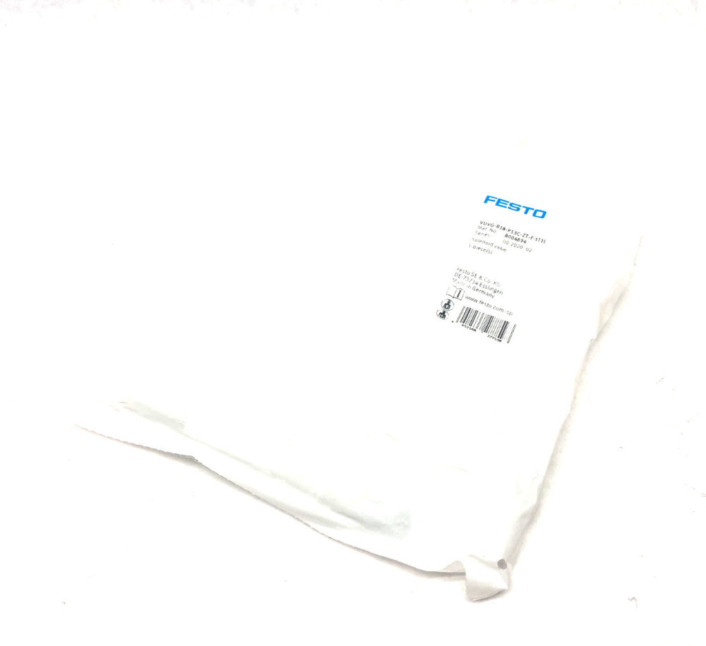 Festo VUVG-B18-P53C-ZT-F-1T1L Solenoid Valve, 5/3 Closed, 8004894