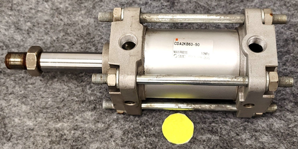 SMC TIE ROD PNEUMATIC CYLINDER 63MM ID 50MM STROKE 1.0MPA CDA2KB63-50