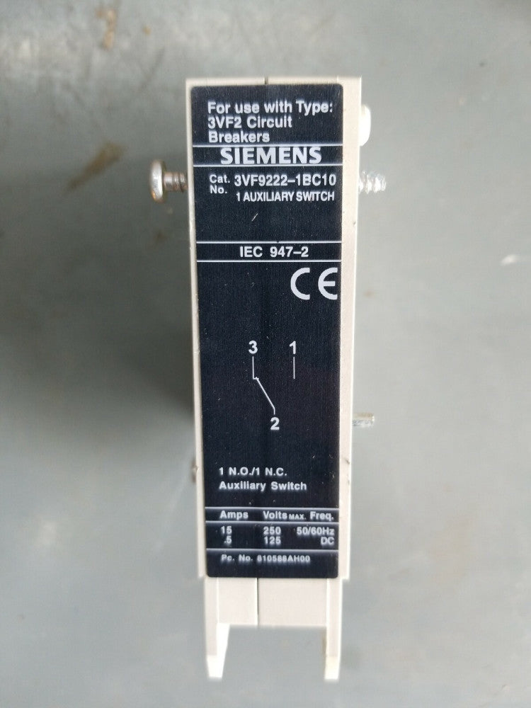 NEW NO  BOX SIEMENS 3VF9222-1BC10 IEC AUXILIARY SWITCH