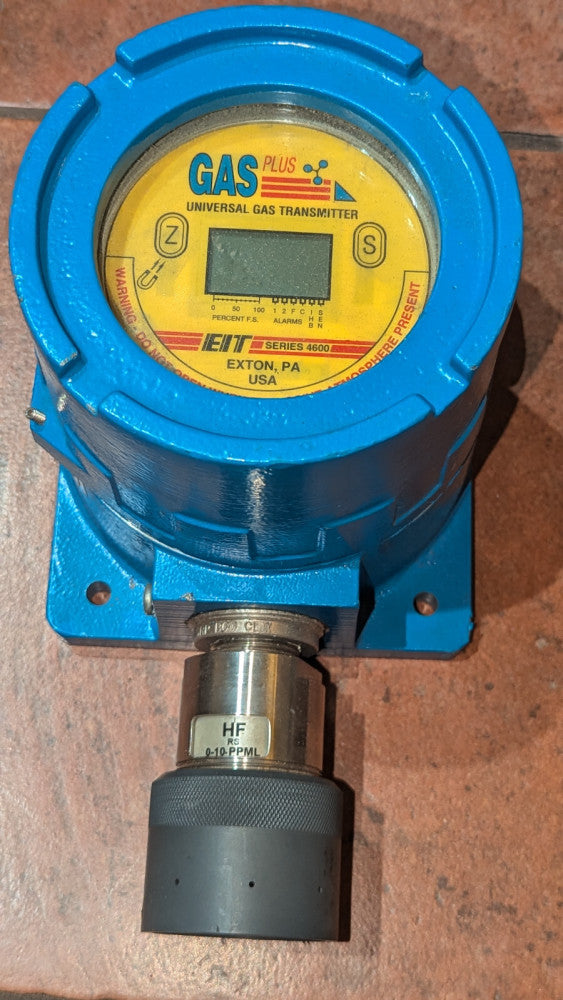 EIT Series 4600 Toxic Gas Duct Mount Transmitter w HF 096-2170 Sensor Interface