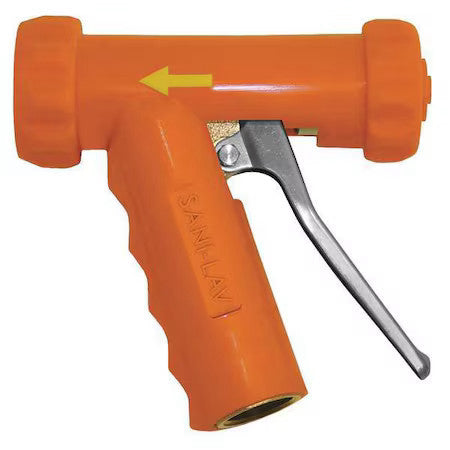 Sani-Lav N81 Pistol Grip Spray Nozzle, 3/4" Female, 150 Psi, 5.3 Gpm, Safety