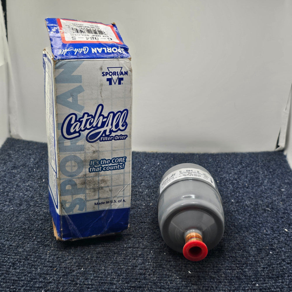 Sporlan C-084-S Catch-All Refrigerant Filter Drier 1/2” ODF Solder
