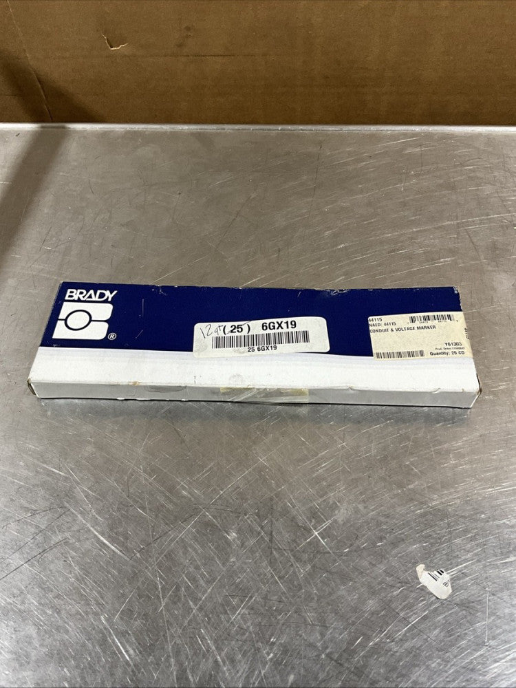 Brady 44115 Conduit & Voltage Markers, 12 Markers, 480 Volts, NOS