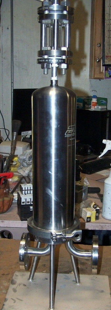 ABC STAINLESS STEEL UNIVERSAL SERIES SINGLE-ROUND FILTER HOUSING 1" X 1" PORTS