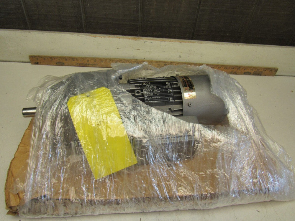 NORD ELECTRIC MOTOR SK63L/4 BRE5 W/GEARBOX 02-63L/4 BRE5 0.18KW NEW NO BOX M/O