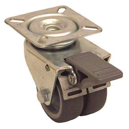 Zoro Select Lda-Path 50G-Fi Platecaster,Swivl,Polyurethane,2 13/16"H