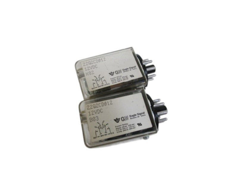 LOT OF 2 EAGLE SIGNAL RELAY 12VDC  22Q2CD012 UNMP