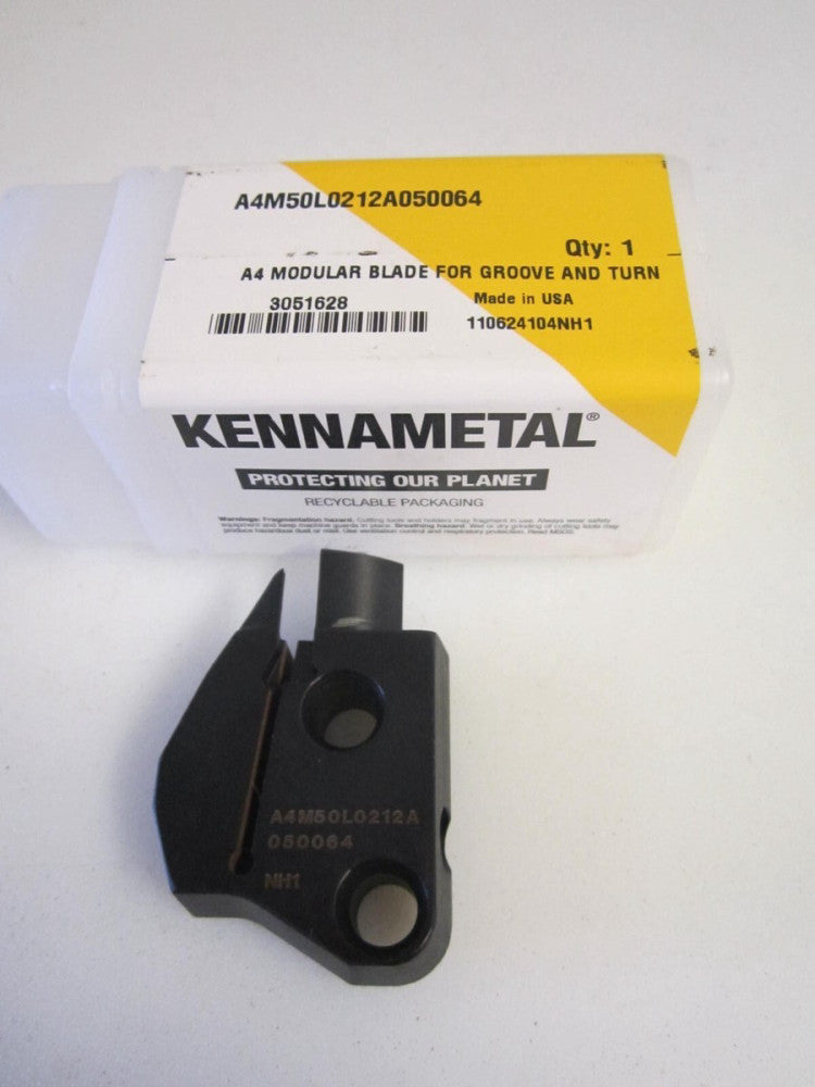Kennametal (3051628) 2mm x 12mm OAL A4M-A Left Hand Indexable Grooving Blade 