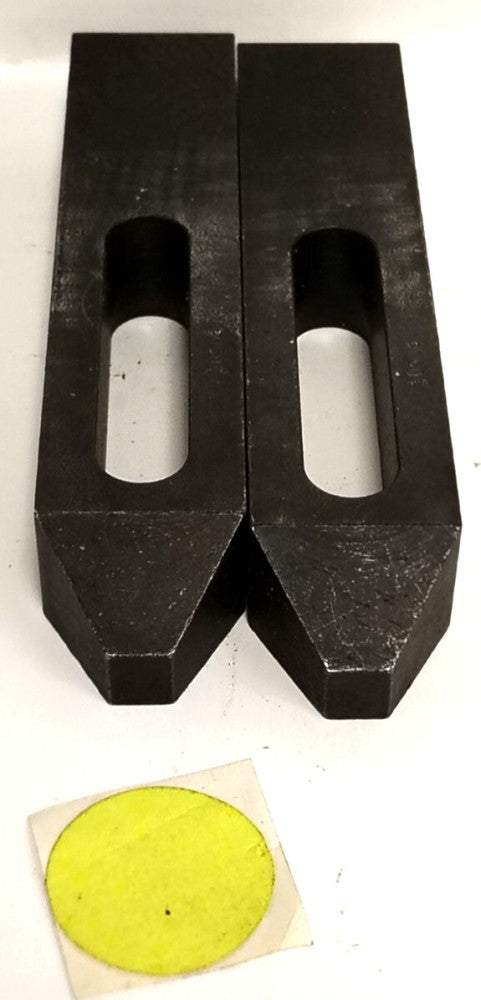 UNBRANDED 6" LONG SERRATED STRAP CLAMPS STEEL MATERIAL #30506 LOT OF 2