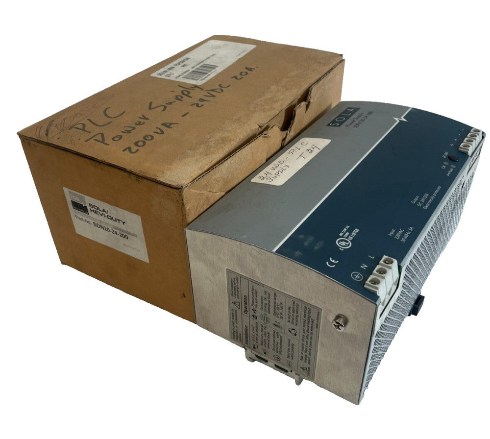 USED SOLA SDN-20-24-200 POWER SUPPLY SDN 2024200