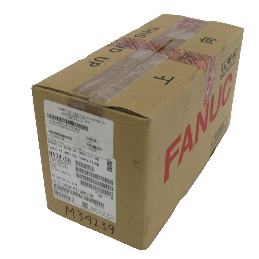 NEW FANUC A06B-0034-B175#0008 SERVO MOTOR A06B0034B1750008