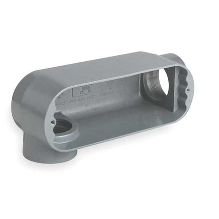 Hubbell Killark Olr-1 Conduit Outlet Body,Lr,1/2 In.