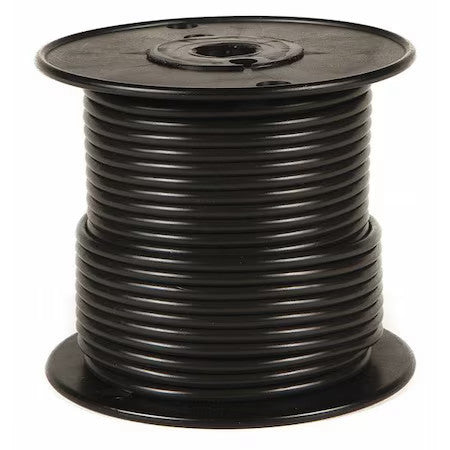 Grote 87-6002 Primary Wire, Gpt, 12 Awg, 1C C, Black, Pvc, Stranded, 60V, 100