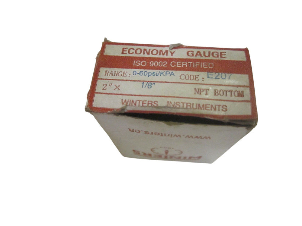 WINTERS E207 GAUGE 60PSI NSMP