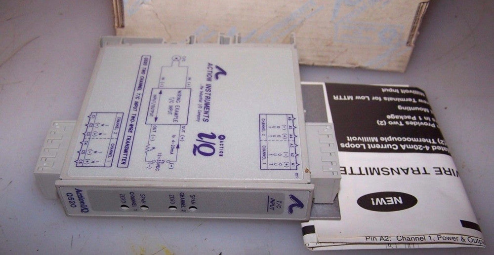 NEW ACTION INSTRUMENTS TWO-WIRE ISOLATING TRANSMITTER  Q520-0001