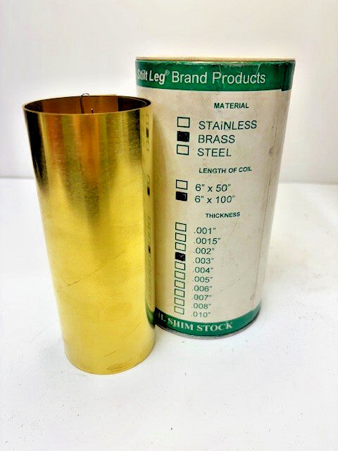 STILT LEG BRAND PRODUCTS .003 BRASS