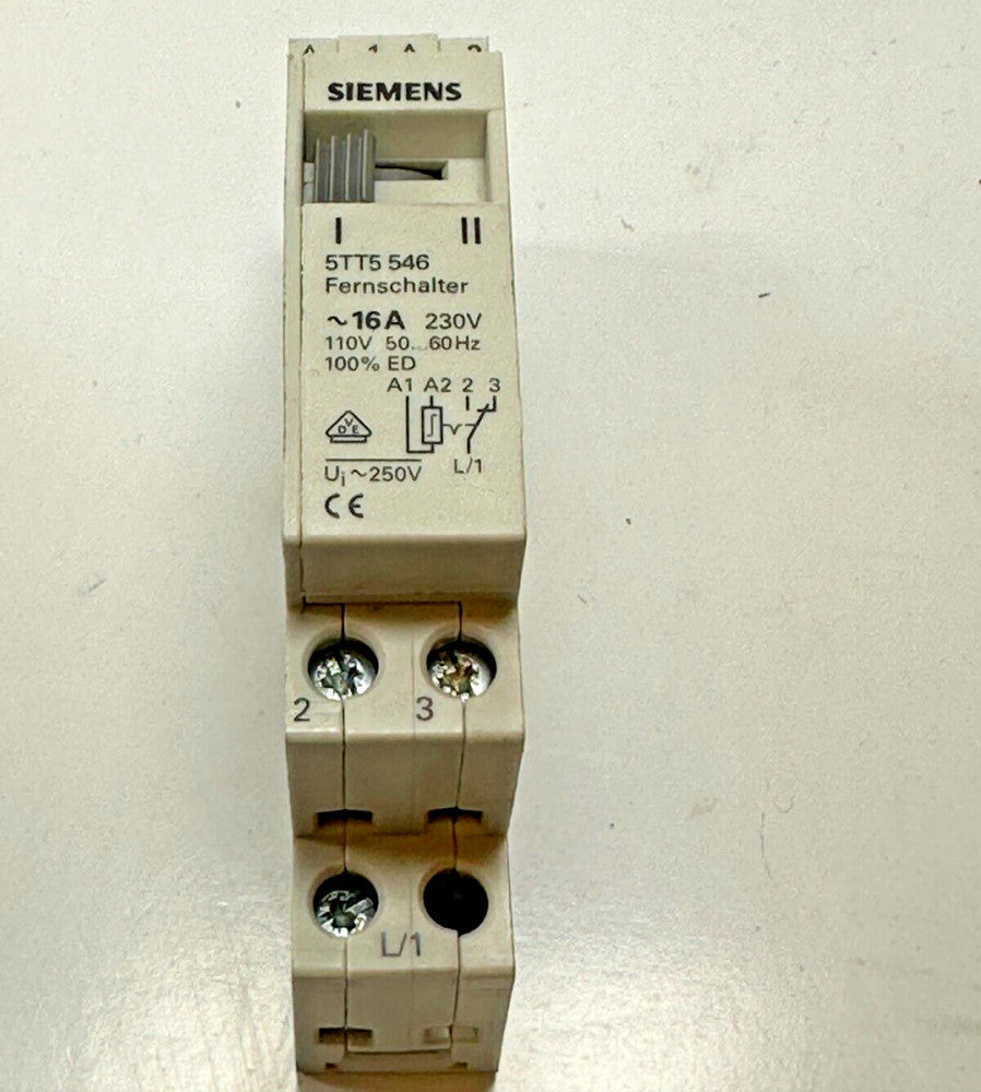 Siemens 5TT5 546 Pulse Relay Selector 110v 16A Gray - New Fast Ship