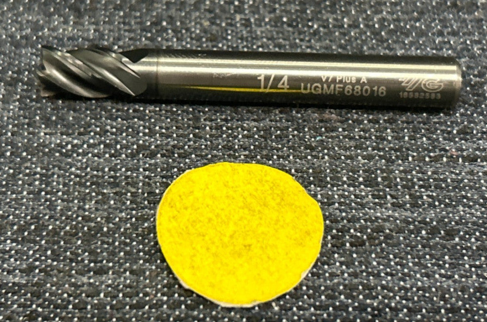 YG-1  4 FLUTE PLUS A STANDARD SHANK END MILL UGMF68016  DIAMETER 1/4"