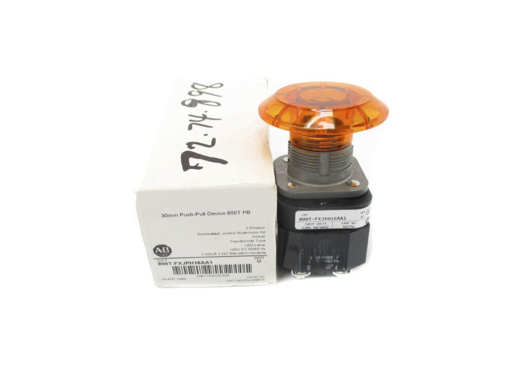 ALLEN BRADLEY 800T-FXJPH16AA1 SER. U (WH) NSMP