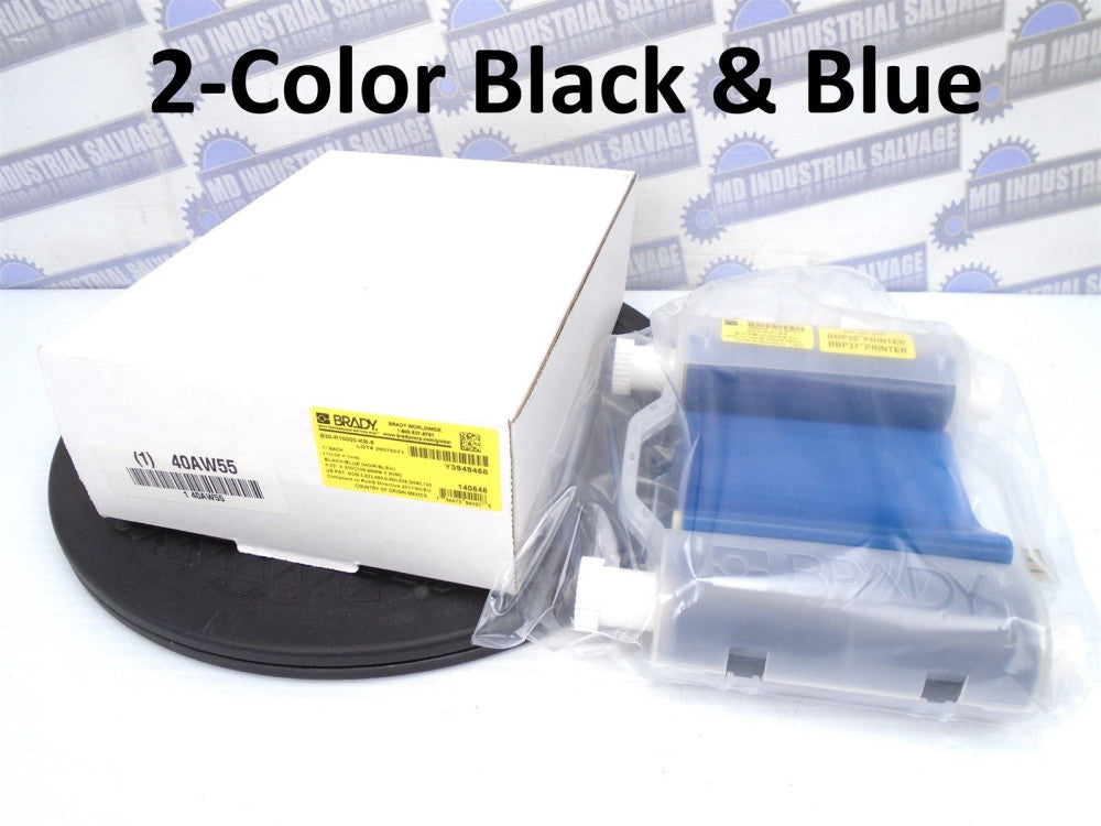 Genuine BRADY B30-R10000-KB-8 - B30 - 2-Color BLK/BLU - 4.33" x 200 PRINT RIBBON