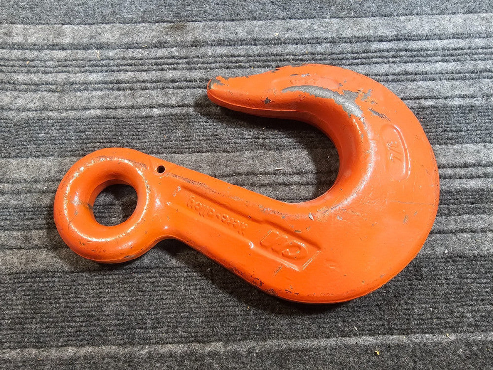 CM Herc Alloy Eye Chain Grab Hook 22-8 7/8 Heavy Duty Rigging Lifting, Orange