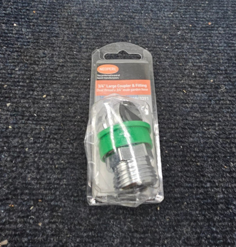 Neoperl 1001843391: 3/4" Coupler & Fitting Dual Thread Male Garden Hose