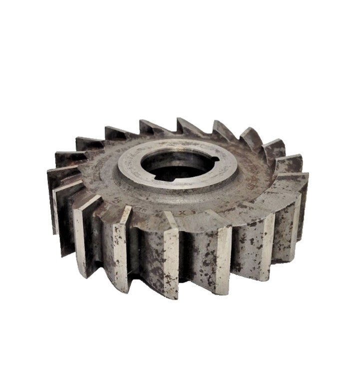 NATIONAL TWIST MILLING CUTTER HS 3-11/16" DIAMETER 1" WIDTH 1" ARBOR 18-TEETH